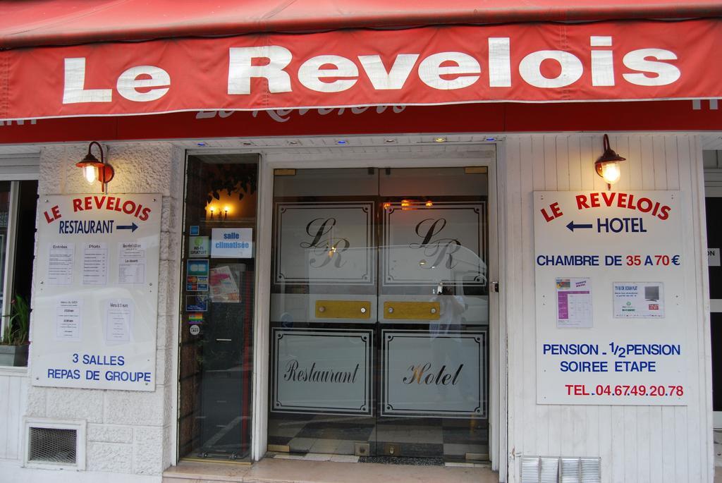 Le Revelois Restaurant Hotel Béziers Exterior foto